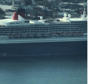Cruise ship and city photographed by ForteVisions